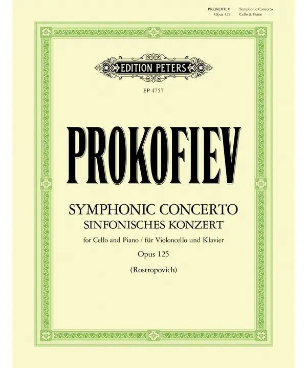 Prokofiev, S. - Symphonic Concerto, op. 125 - Remenyi House of Music