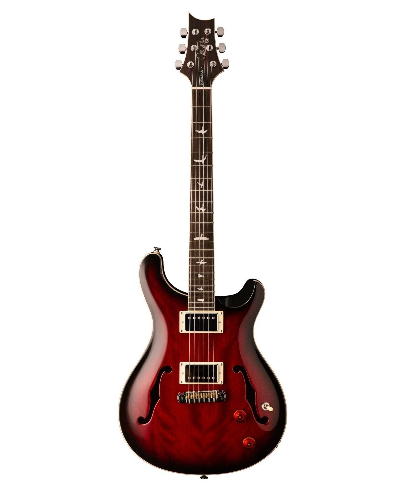 PRS SE Hollowbody Standard Electric Guitar - Fire Red Burst - Remenyi House of Music