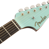 Fender Malibu Player Guitar, Walnut Fingerboard, Aqua Splash