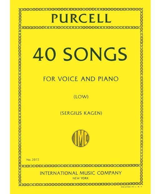 Purcell H. - 40 Songs Complete - Low - Remenyi House of Music