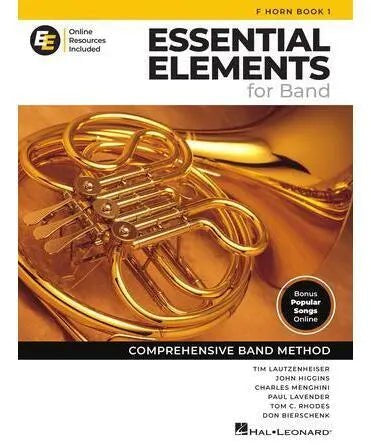 QTY.Essential Elements for Band – F Horn Book 1 with Online Resources - Remenyi House of Music