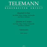 Quartet for Flute, Oboe, Violin, Violoncello and Basso continuo in G major TWV 43:G2 - Remenyi House of Music