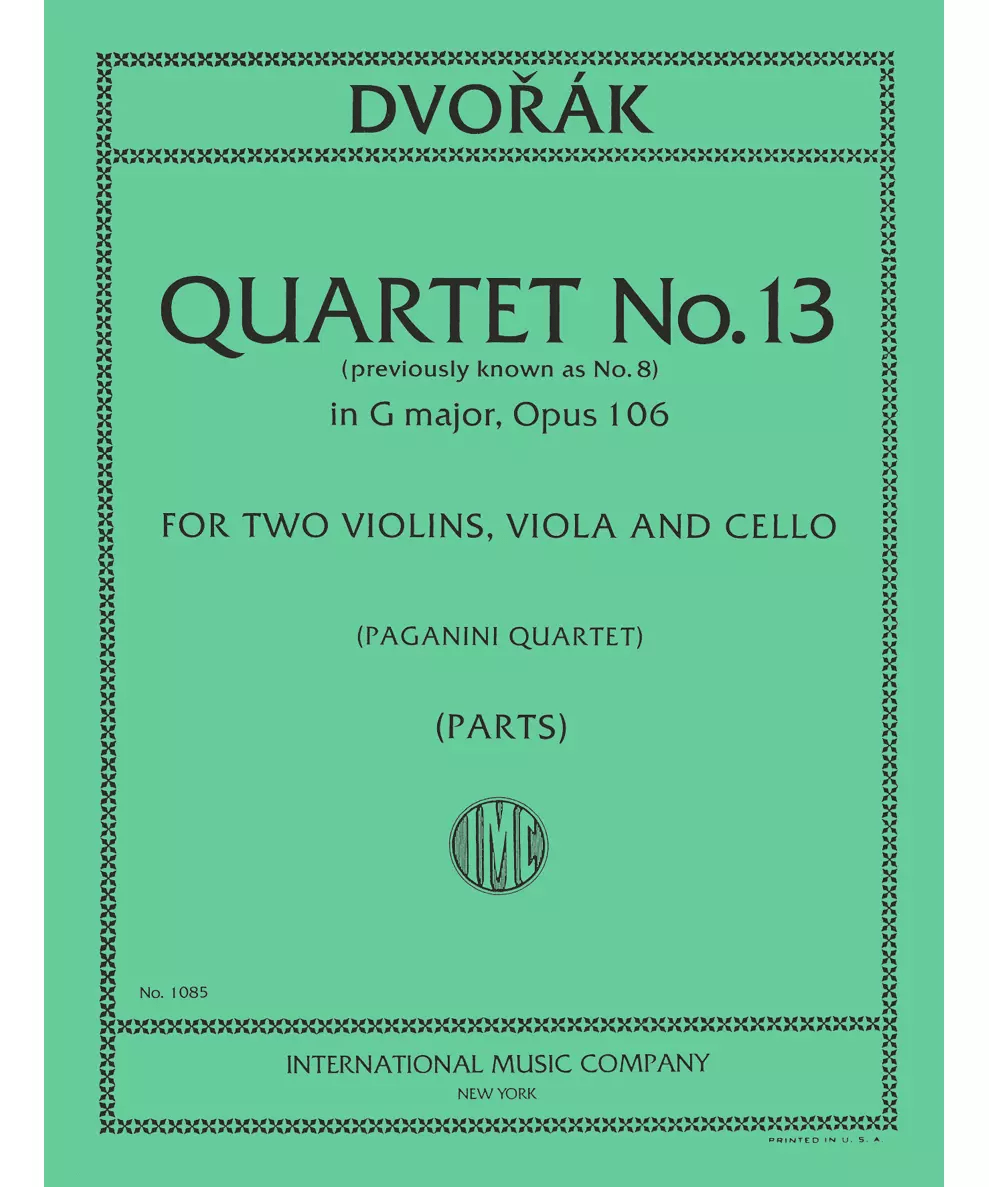 Quartet No. 13 in G major, Opus 106 - Remenyi House of Music