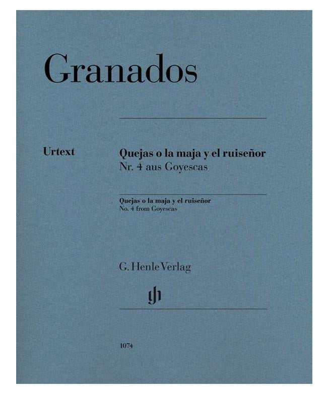 Quejas O La Maja Y El Ruisenor - No. 4 from Goyescas - Remenyi House of Music