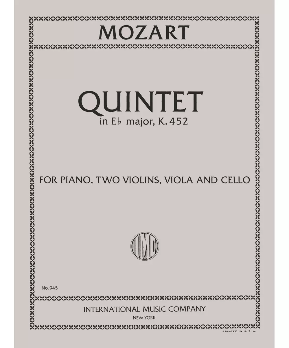 Quintet in E flat major, K. 452 (orig. for piano and Woodwinds) - Remenyi House of Music