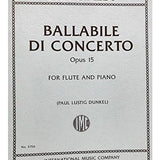 Ballabile di Concerto, Op. 15