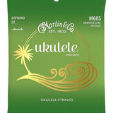 Martin M605 Premium Ukulele Strings  Polygut  Soprano