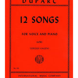 Duparc, H. - 12 Songs (Low Voice)