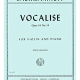 Rachmaninoff, S. - Vocalise Op. 34, No. 14 - Remenyi House of Music