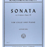 Rachmaninov S. - Cello Sonata In G - Op 19 - Remenyi House of Music