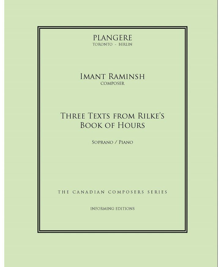 Raminsh I. - 3 Texts From Rilke's Book Of Hours - Remenyi House of Music