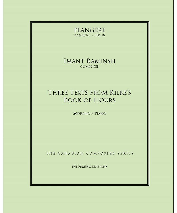 Raminsh, I. - 3 Texts from Rilke's Book of Hours - Remenyi House of Music