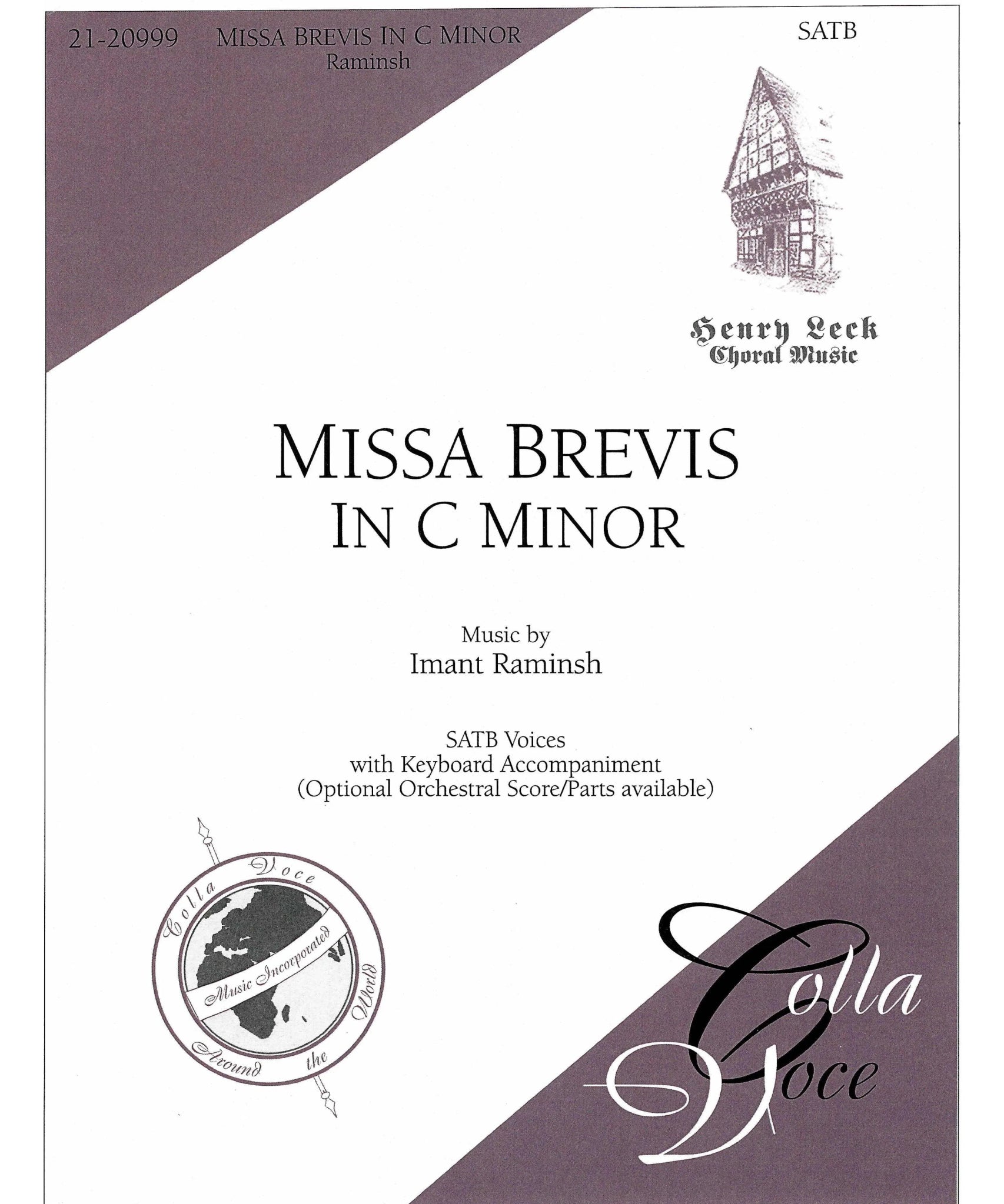 Raminsh, I. - Missa Brevis in C - SATB - Remenyi House of Music