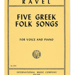 Ravel M. - 5 Greek Folk Songs - Remenyi House of Music