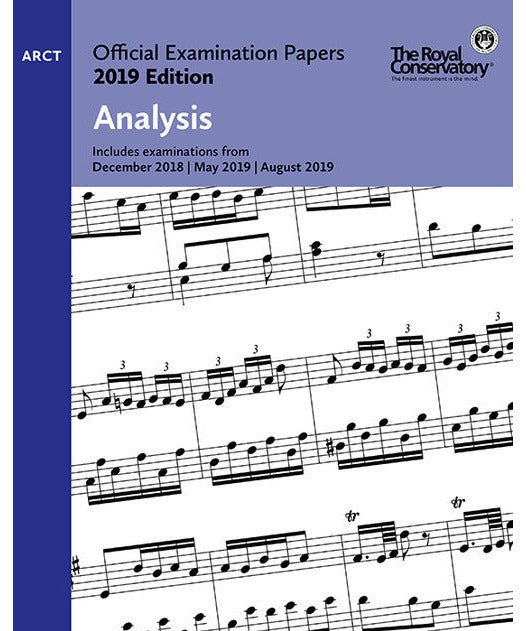 RCM 2019 Official Examination Papers: ARCT Analysis - Remenyi House of Music