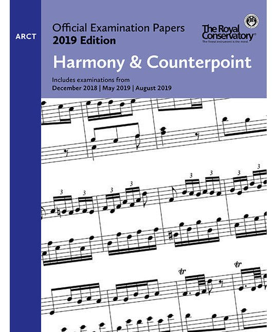 RCM 2019 Official Examination Papers: ARCT Harmony & Counterpoint - Remenyi House of Music