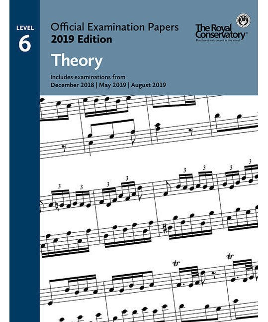 RCM 2019 Official Examination Papers: Level 6 Theory - Remenyi House of Music