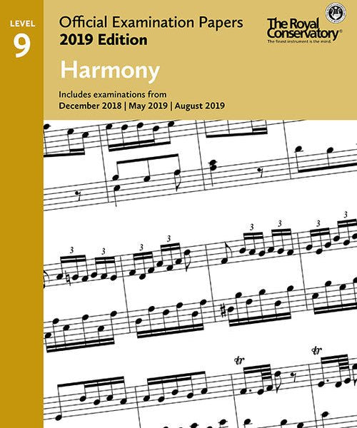 RCM 2019 Official Examination Papers: Level 9 Harmony - Remenyi House of Music