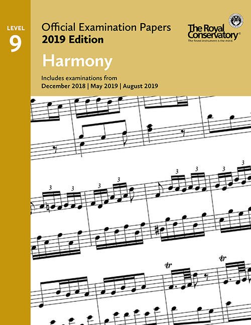 RCM 2019 Official Examination Papers: Level 9 Harmony - Remenyi House of Music