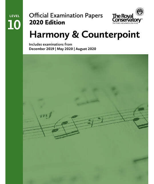 RCM 2020 Official Examination Papers: Level 10 Harmony & Counterpoint - Remenyi House of Music