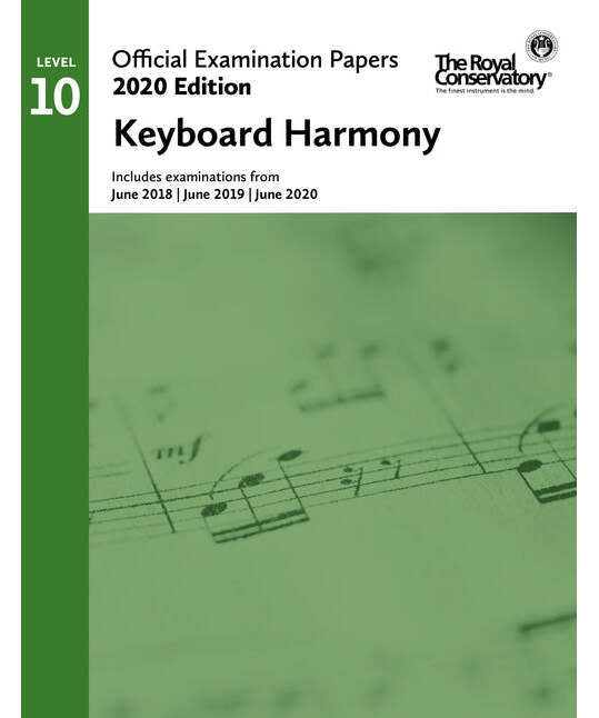 RCM 2020 Official Examination Papers: Level 10 Keyboard Harmony - Remenyi House of Music