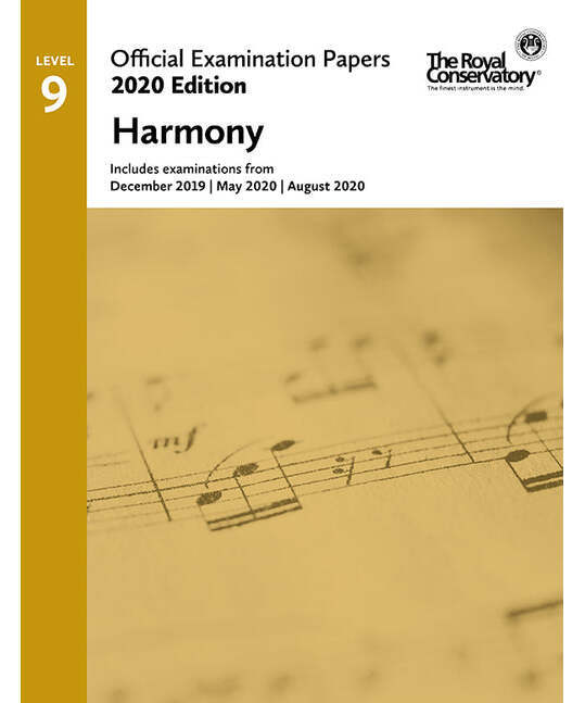 RCM 2020 Official Examination Papers: Level 9 Harmony - Remenyi House of Music