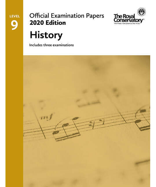 RCM 2020 Official Examination Papers: Level 9 History - Remenyi House of Music