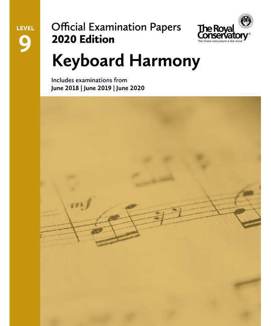 RCM 2020 Official Examination Papers: Level 9 Keyboard Harmony - Remenyi House of Music