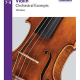 RCM 2021 Violin Orchestral Excerpts Level 7 - 8 - Remenyi House of Music