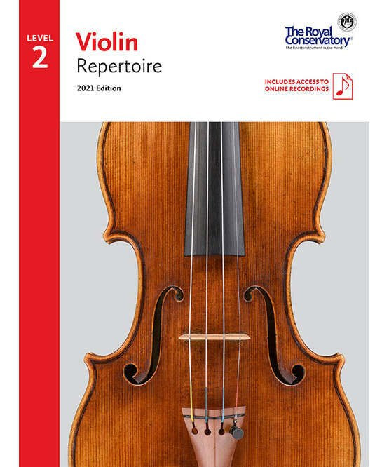 RCM 2021 Violin Repertoire Level 2 (Book & Download) - Remenyi House of Music