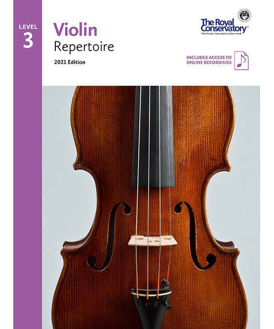 RCM 2021 Violin Repertoire Level 3 (Book & Download) - Remenyi House of Music