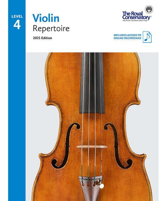 RCM 2021 Violin Repertoire Level 4 (Book & Download) - Remenyi House of Music