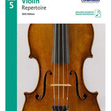 RCM 2021 Violin Repertoire Level 5 (Book & Download) - Remenyi House of Music