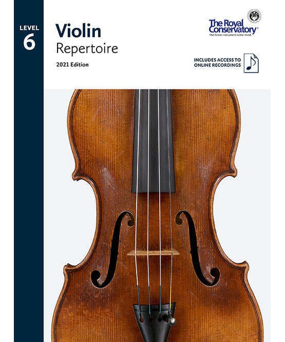 RCM 2021 Violin Repertoire Level 6 (Book & Download) - Remenyi House of Music