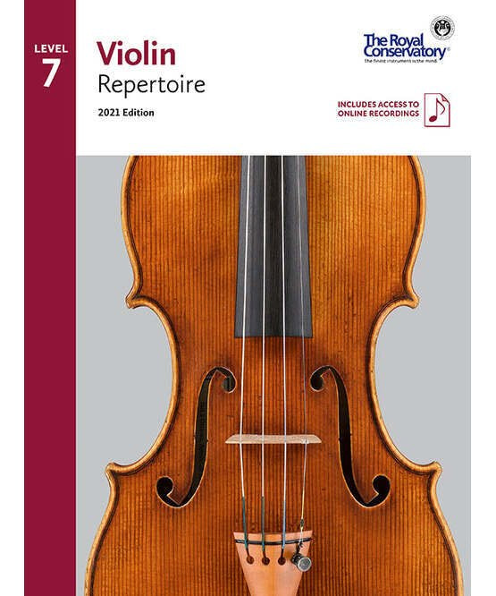 RCM 2021 Violin Repertoire Level 7 (Book & Download) - Remenyi House of Music