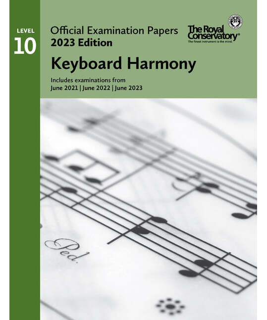 RCM 2023 Official Examination Papers: Level 10 Keyboard Harmony - Remenyi House of Music