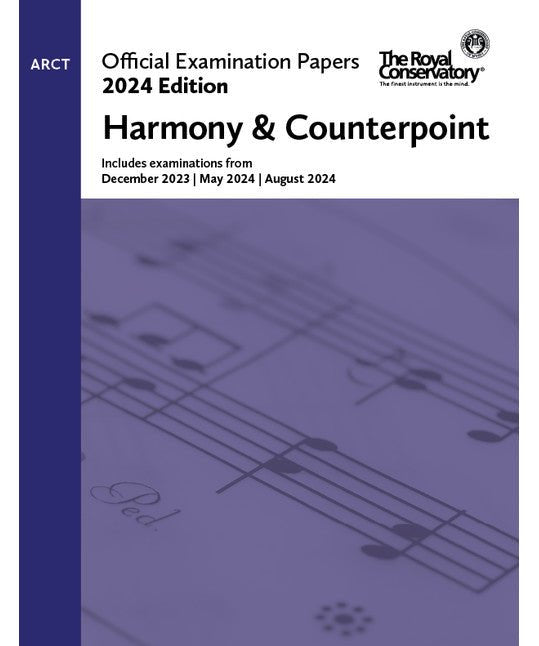 RCM 2024 Official Examination Papers: ARCT Harmony and Counterpoint - Remenyi House of Music