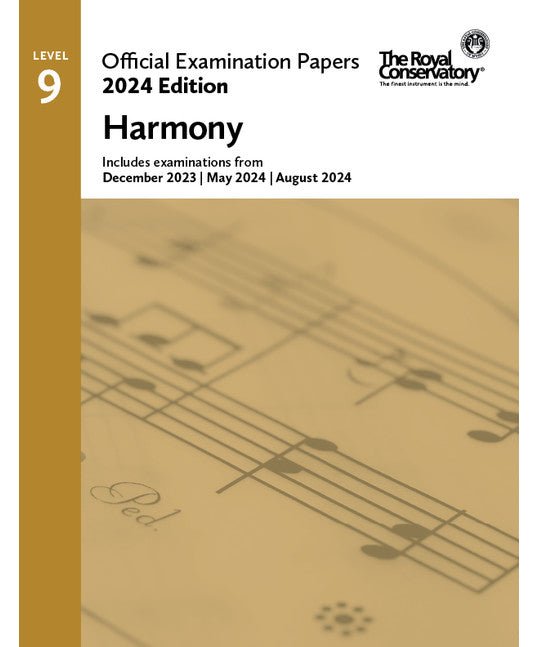 RCM 2024 Official Examination Papers: Level 9 Harmony - Remenyi House of Music