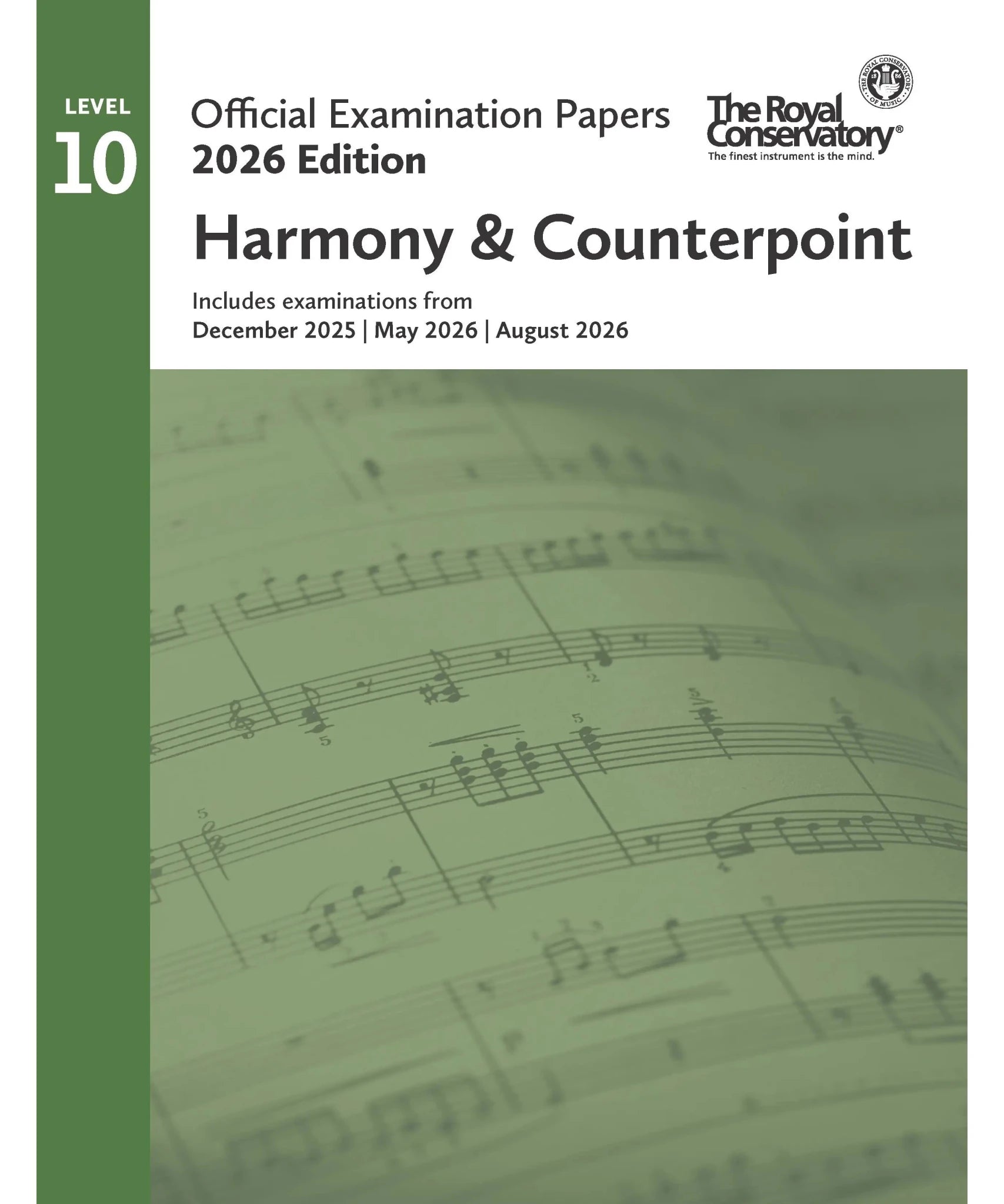 RCM 2026 Official Examination Papers: Level 10 Harmony & Counterpoint - Remenyi House of Music