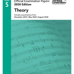 RCM 2026 Official Examination Papers: Level 5 Theory - Remenyi House of Music