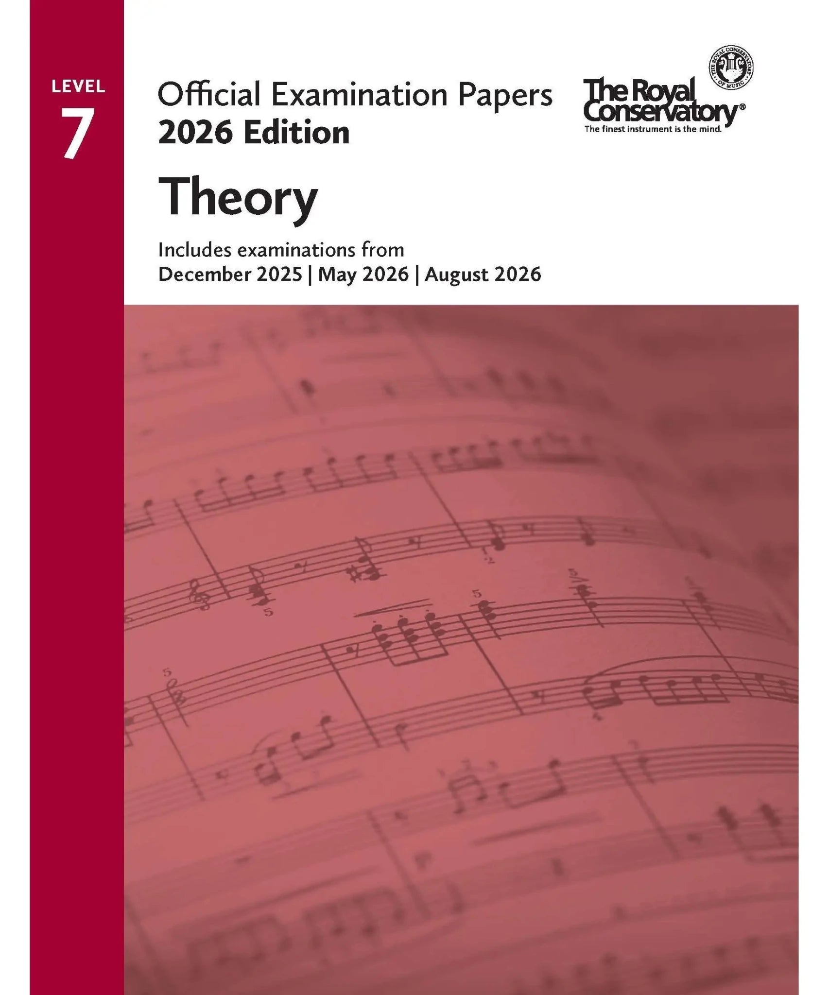 RCM 2026 Official Examination Papers: Level 7 Theory - Remenyi House of Music