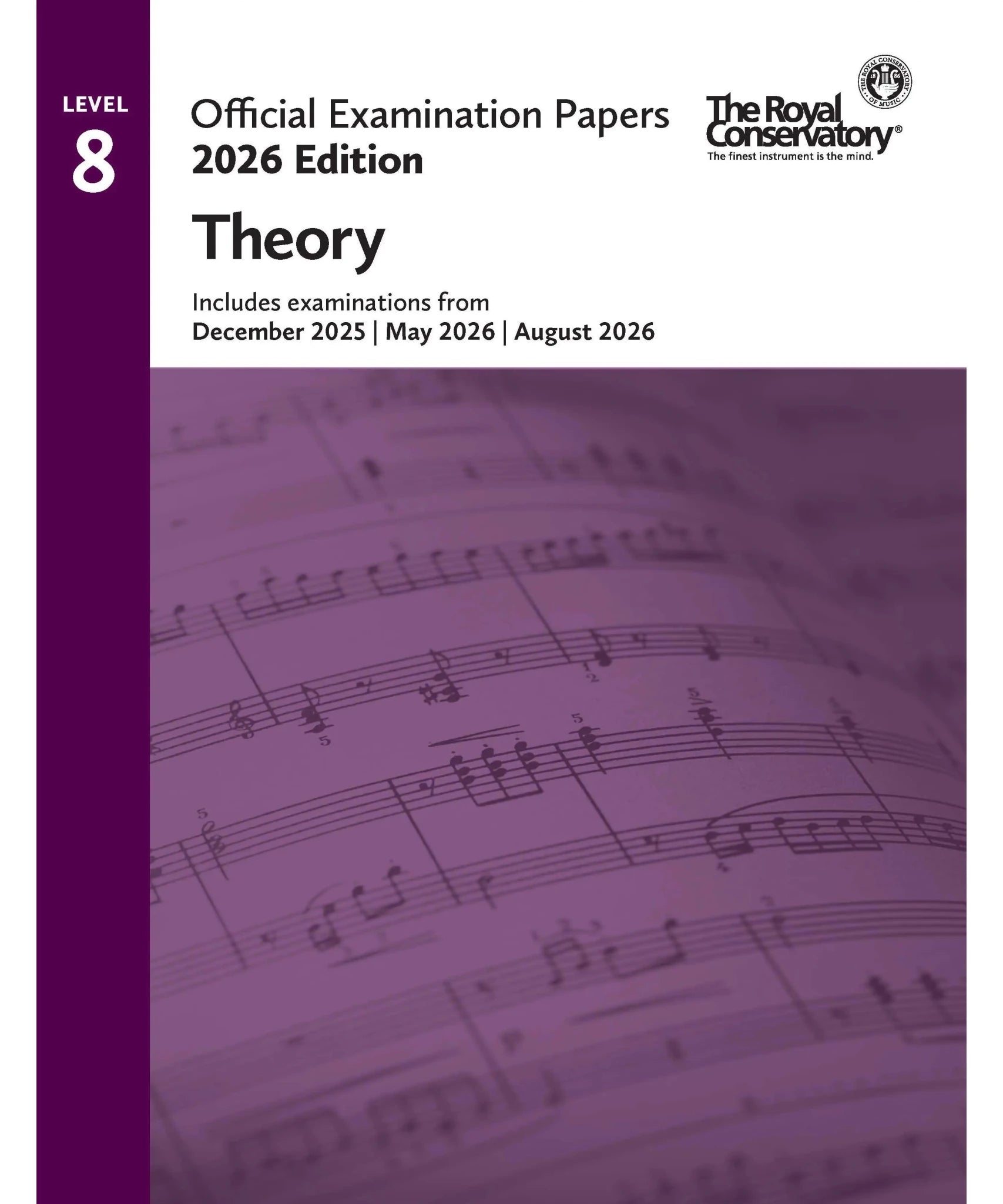 RCM 2026 Official Examination Papers: Level 8 Theory - Remenyi House of Music