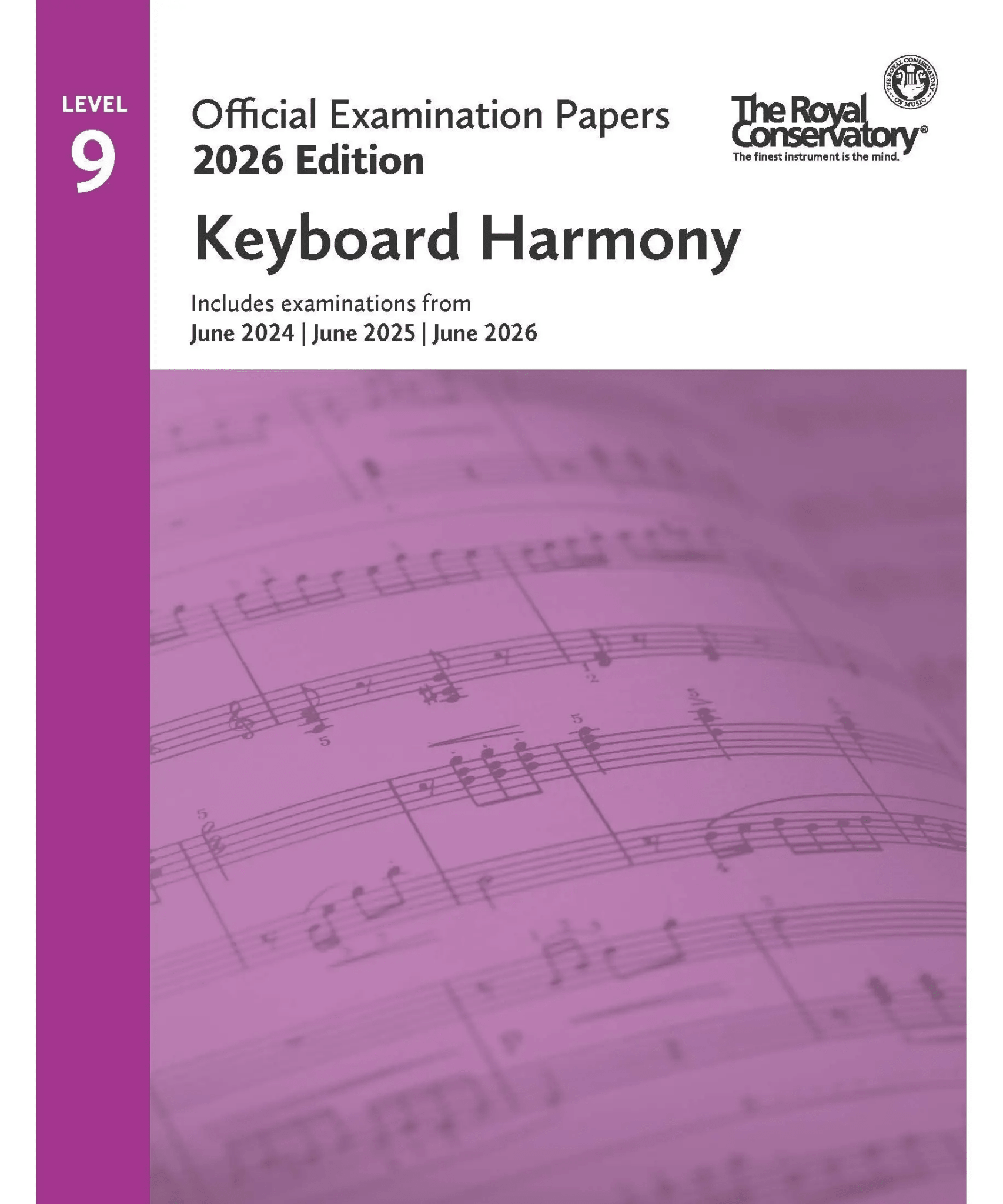 RCM 2026 Official Examination Papers: Level 9 Keyboard Harmony - Remenyi House of Music