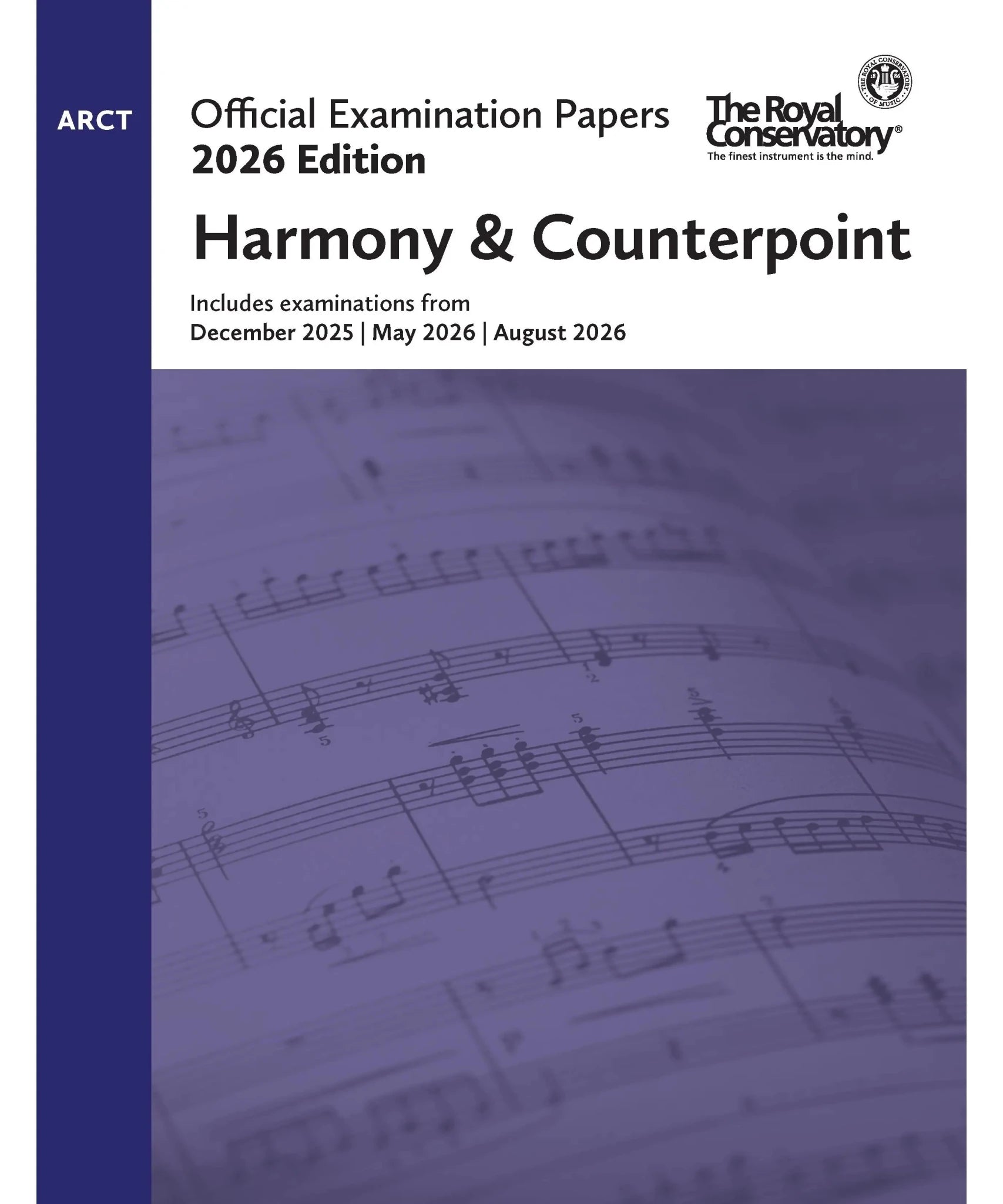 RCM 2026 Official Examination Papers: Level ARCT Harmony & Counterpoint - Remenyi House of Music