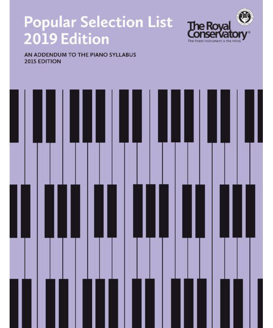 RCM Celebration Series Popular Selection List, 2019 Edition - Remenyi House of Music