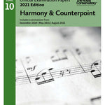 RCM Exam Papers Level 10 Harmony & Counterpoint (2021) - Remenyi House of Music