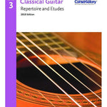 RCM Guitar Repertoire and Etudes 3 - 2018 Edition - Remenyi House of Music