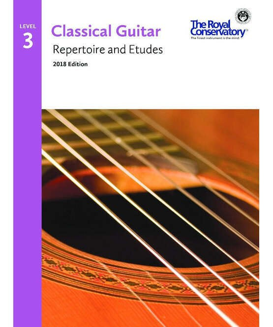 RCM Guitar Repertoire and Etudes 3 - 2018 Edition - Remenyi House of Music