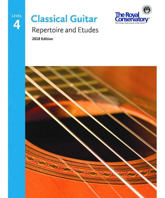 RCM Guitar Repertoire and Etudes 4 - 2018 Edition - Remenyi House of Music