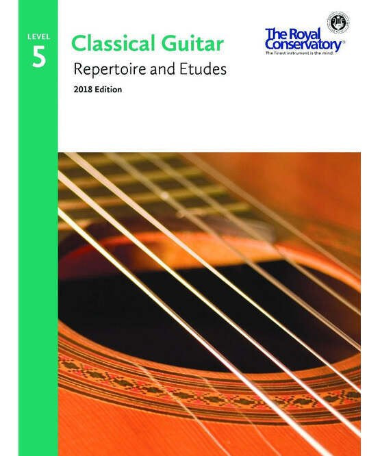 RCM Guitar Repertoire and Etudes 5 - 2018 Edition - Remenyi House of Music